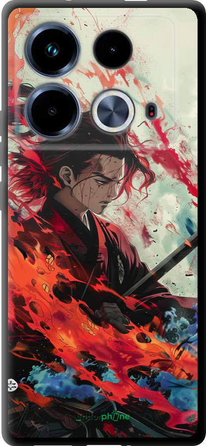 TPU чехол Битва стихий для Infinix Note 40 - 6110b-3707 изображение 