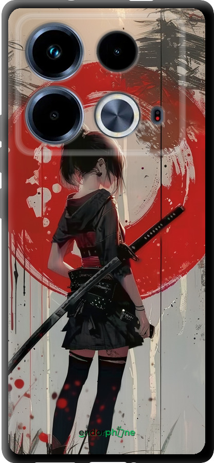 TPU чехол Сумерки воина: Танец с катаной для Infinix Note 40 - 6123b-3707 изображение 