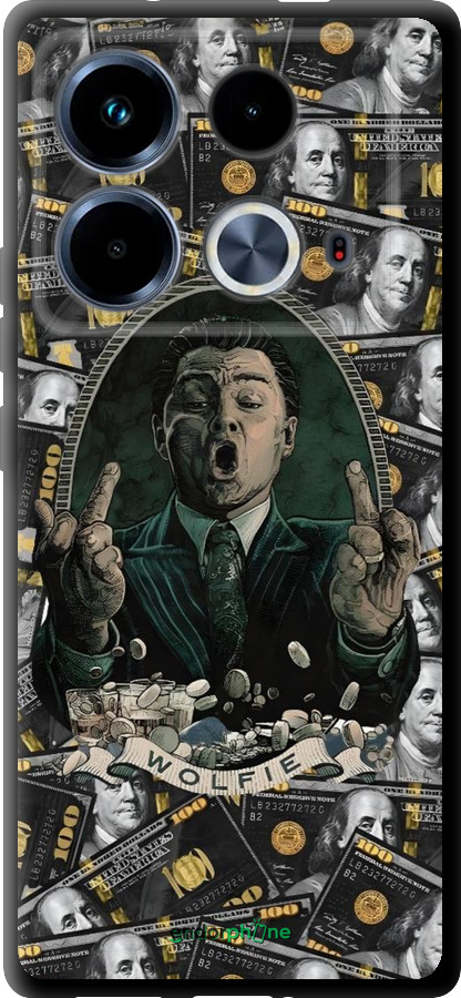 TPU чехол Волк с валл стрит для Infinix Note 40 - 6287b-3707 изображение 
