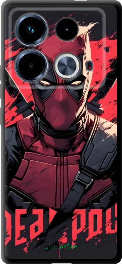TPU чехол Дедпул для Infinix Note 40 - 6293b-3707 изображение 