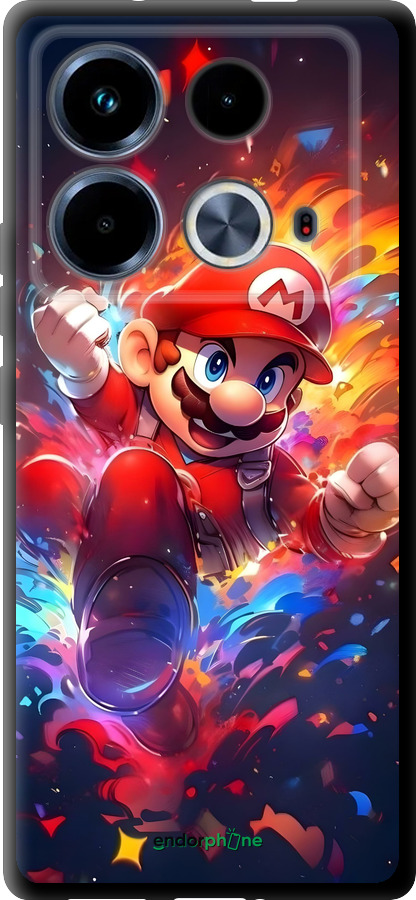 TPU чехол Супер Марио для Infinix Note 40 - 6342b-3707 изображение 