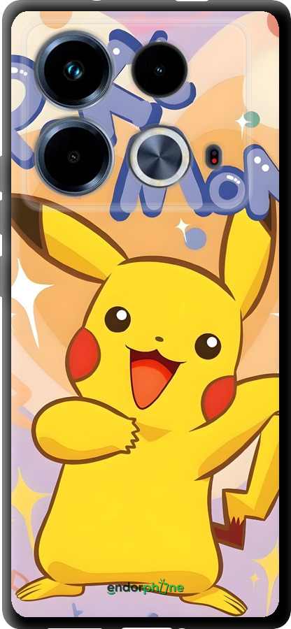 TPU чехол Пикачу для Infinix Note 40 - 6383b-3707 изображение 