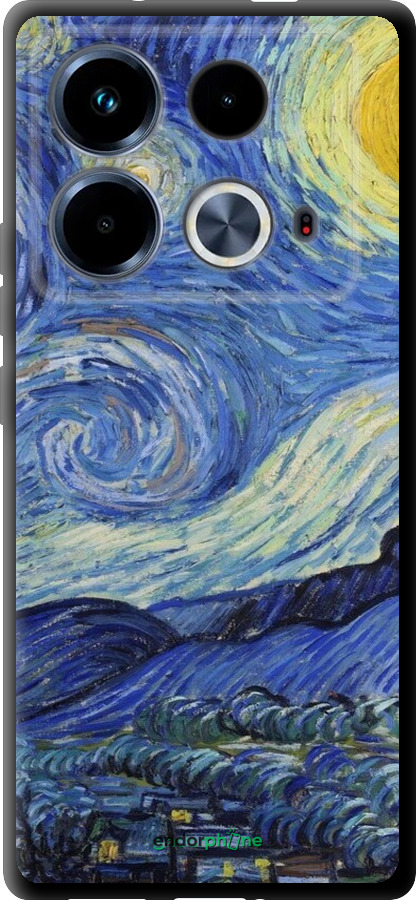 TPU чехол «Зоряна ніч» Вінсента Ван Гога для Infinix Note 40 - 6433b-3707 изображение 