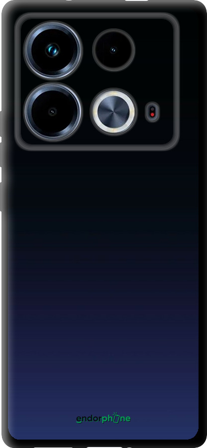 TPU чехол Градиент в тёмно - синем стиле для Infinix Note 40 - 6542b-3707 изображение 