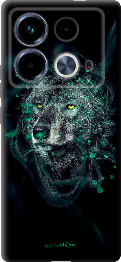 TPU чехол Wolf для Infinix Note 40 - 6610b-3707 изображение 