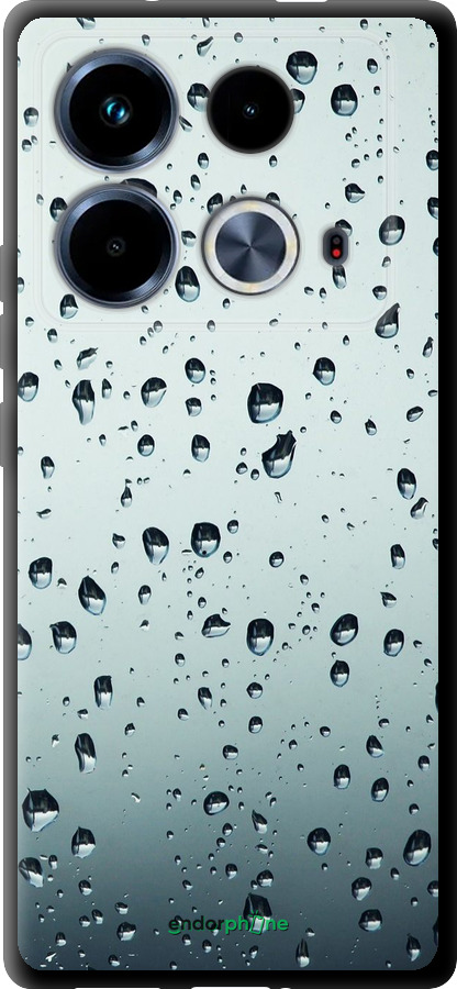 TPU чехол Стекло в каплях для Infinix Note 40 - 848b-3707 изображение 