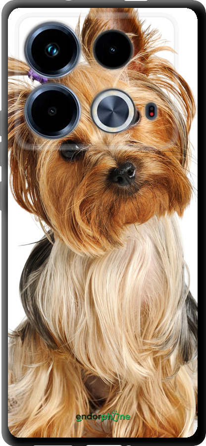 TPU чехол Йоркширский терьер с хвостиком для Infinix Note 40 - 930b-3707 изображение 