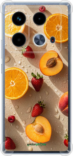Силикон с усиленными углами чехол Фрукты 3 для Infinix Note 40 - 6703sp-3707 изображение 