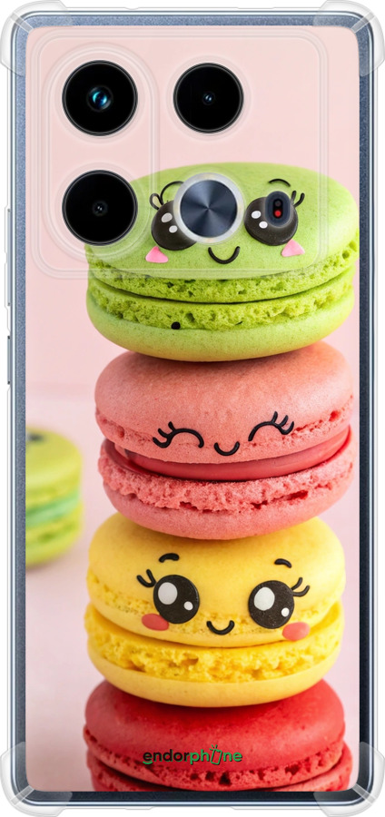 Силикон с усиленными углами чехол Печенье для Infinix Note 40 - 6693sp-3707 изображение 