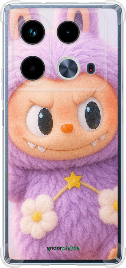 Силикон с усиленными углами чехол Лабубу для Infinix Note 40 - 6708sp-3707 изображение 