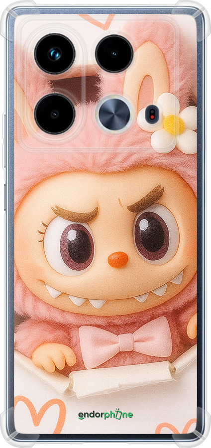 Силикон с усиленными углами чехол Лабубу 2 для Infinix Note 40 - 6710sp-3707 изображение 