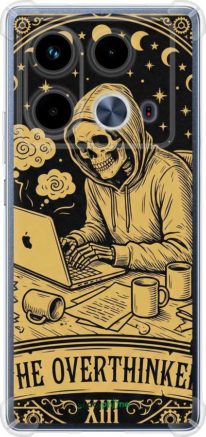 Силикон с усиленными углами чехол The Overthinker для Infinix Note 40 - 6774sp-3707 изображение 