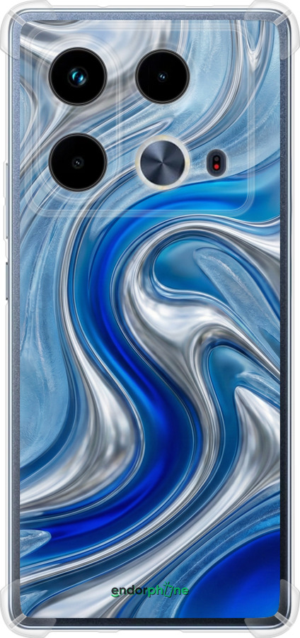 Силикон с усиленными углами чехол Liquid Chrome для Infinix Note 40 - 6781sp-3707 изображение 