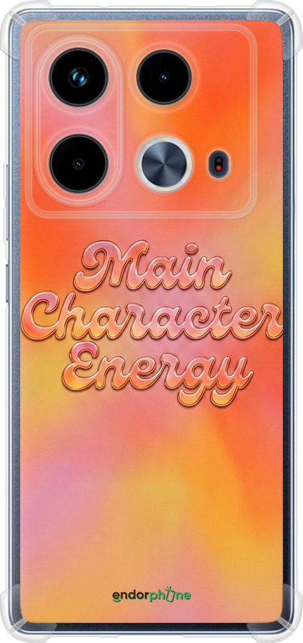 Силикон с усиленными углами чехол Aura Gradient Main Character Energy Aesthetic Y2K для Infinix Note 40 - 6783sp-3707 изображение 