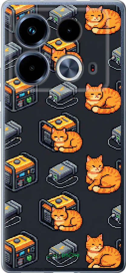 Силиконовый чехол Autonomous Zone для Infinix Note 40 - 6771u-3707 изображение 