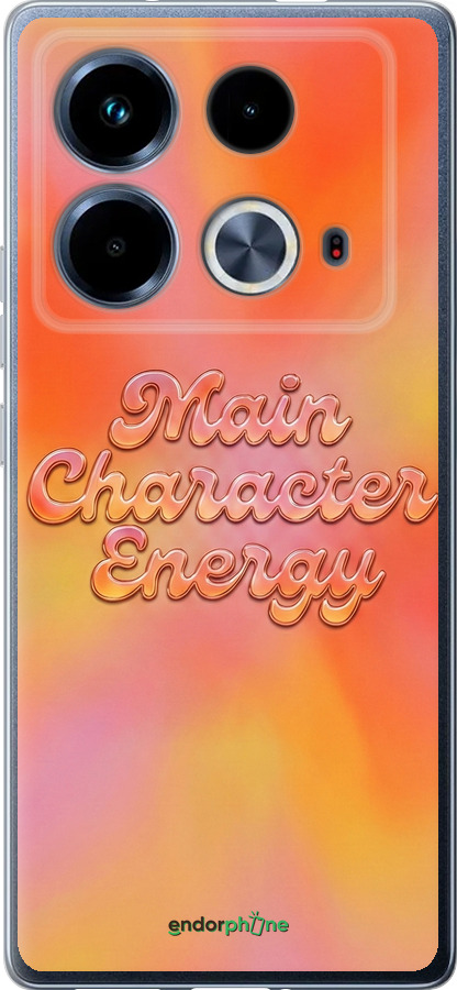 Силиконовый чехол Aura Gradient Main Character Energy Aesthetic Y2K для Infinix Note 40 - 6783u-3707 изображение 