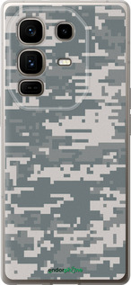 Силиконовый чехол Камуфляж для Infinix Note 50 Pro+ - 1085u-4041 изображение 