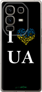 Силиконовый чехол I love UA для Infinix Note 50 Pro+ - 1112u-4041 изображение 