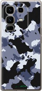 Силиконовый чехол Камуфляж v4 для Infinix Note 50 Pro+ - 1182u-4041 изображение 