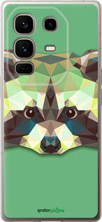 Силиконовый чехол Енот для Infinix Note 50 Pro+ - 1217u-4041 изображение 