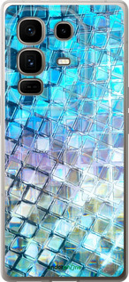 Силиконовый чехол Переливающаяся чешуя для Infinix Note 50 Pro+ - 227u-4041 изображение 