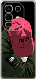 Силіконовий чехол logo de yeezy для Infinix Note 50 Pro+ - 3995u-4041 изображение 