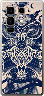 Силиконовый чехол Узорчатая сова для Infinix Note 50 Pro+ - 4000u-4041 изображение 