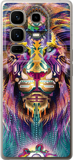 Силиконовый чехол Люминесцентный лев для Infinix Note 50 Pro+ - 4037u-4041 изображение 