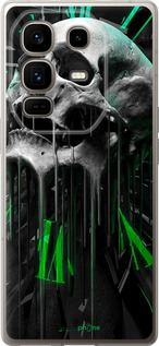 Силиконовый чехол Череп-часы для Infinix Note 50 Pro+ - 4100u-4041 изображение 