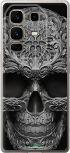 Силиконовый чехол skull-ornament для Infinix Note 50 Pro+ - 4101u-4041 изображение 