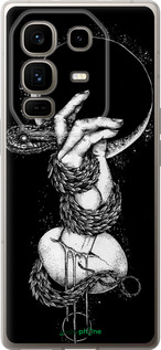 Силиконовый чехол Змея в руке для Infinix Note 50 Pro+ - 4149u-4041 изображение 