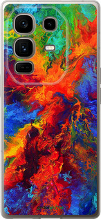 Силиконовый чехол Акварель на холсте для Infinix Note 50 Pro+ - 4150u-4041 изображение 