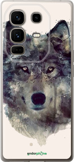 Силиконовый чехол Волк-арт для Infinix Note 50 Pro+ - 4163u-4041 изображение 