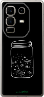 Силиконовый чехол Космос в банке для Infinix Note 50 Pro+ - 4297u-4041 изображение 