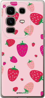 Силиконовый чехол Клубнички для Infinix Note 50 Pro+ - 4332u-4041 изображение 