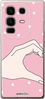 Силіконовий чехол Половинка серця для Infinix Note 50 Pro+ - 4340u-4041 изображение 