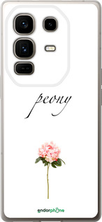 Силіконовий чехол Півонія для Infinix Note 50 Pro+ - 4366u-4041 изображение 