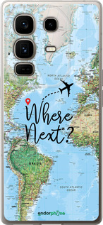 Силиконовый чехол Путешествие для Infinix Note 50 Pro+ - 4503u-4041 изображение 