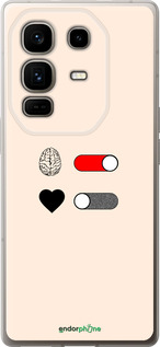 Силиконовый чехол Любовь и ум для Infinix Note 50 Pro+ - 4553u-4041 изображение 