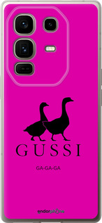 Силіконовий чехол Гуси для Infinix Note 50 Pro+ - 4561u-4041 изображение 