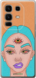 Силіконовий чехол Дівчина малюнок для Infinix Note 50 Pro+ - 4576u-4041 изображение 