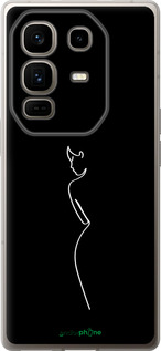 Силиконовый чехол Силуэт1 для Infinix Note 50 Pro+ - 4590u-4041 изображение 