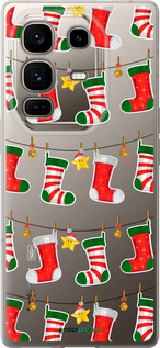 Силиконовый чехол Новогодний 9 для Infinix Note 50 Pro+ - 4622u-4041 изображение 