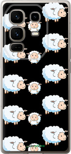 Силиконовый чехол Овечки1 для Infinix Note 50 Pro+ - 4637u-4041 изображение 
