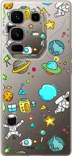 Силиконовый чехол Космос для Infinix Note 50 Pro+ - 4735u-4041 изображение 