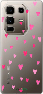 Силиконовый чехол Сердечки 2 для Infinix Note 50 Pro+ - 4763u-4041 изображение 