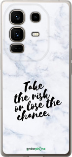 Силиконовый чехол Рискнуть или потерять шанс для Infinix Note 50 Pro+ - 4866u-4041 изображение 