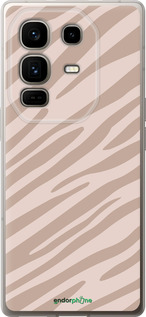 Силиконовый чехол Зебра беж для Infinix Note 50 Pro+ - 4875u-4041 изображение 