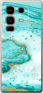 Силиконовый чехол Мраморный для Infinix Note 50 Pro+ - 4895u-4041 изображение 