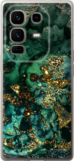 Силиконовый чехол Мрамор золото богатство для Infinix Note 50 Pro+ - 5419u-4041 изображение 